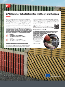 Infotafel aus dem Infopunkt Müllheim zum Thema Schallschutz